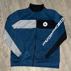 Converse Kids Jacket in Blue, Black, and Gray